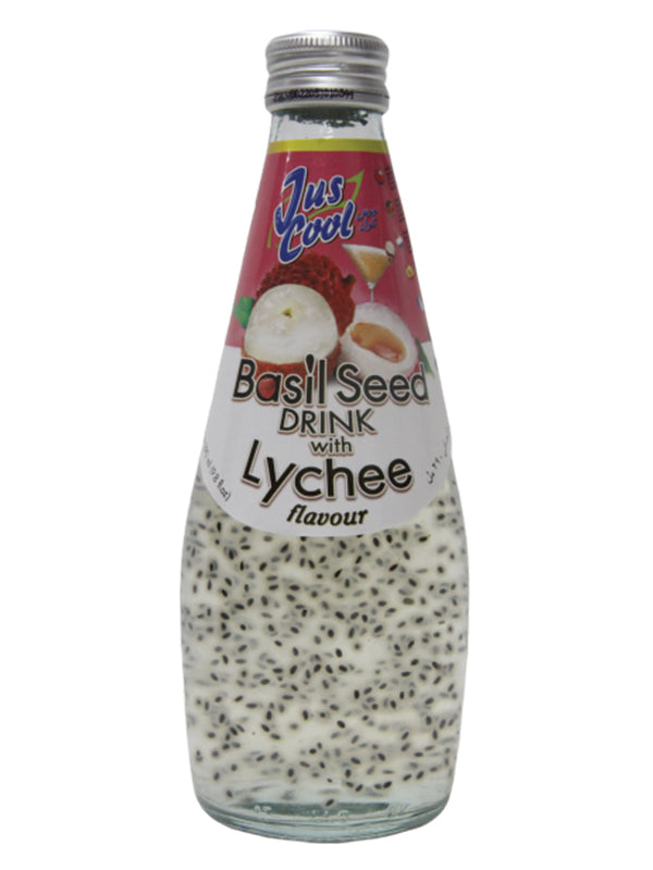 Jus Cool Basil Seed Drink With Lychee 290ml MeatUp.shop